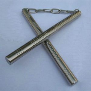 202 stainless steel nunchuck 28cm diameter 2.5cm 840g