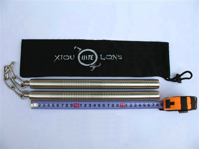 202 stainless steel nunchuck 28cm diameter 2.5cm 840g - Image 2